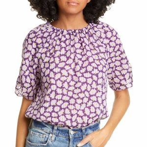kate spade "sunny bloom" floral top